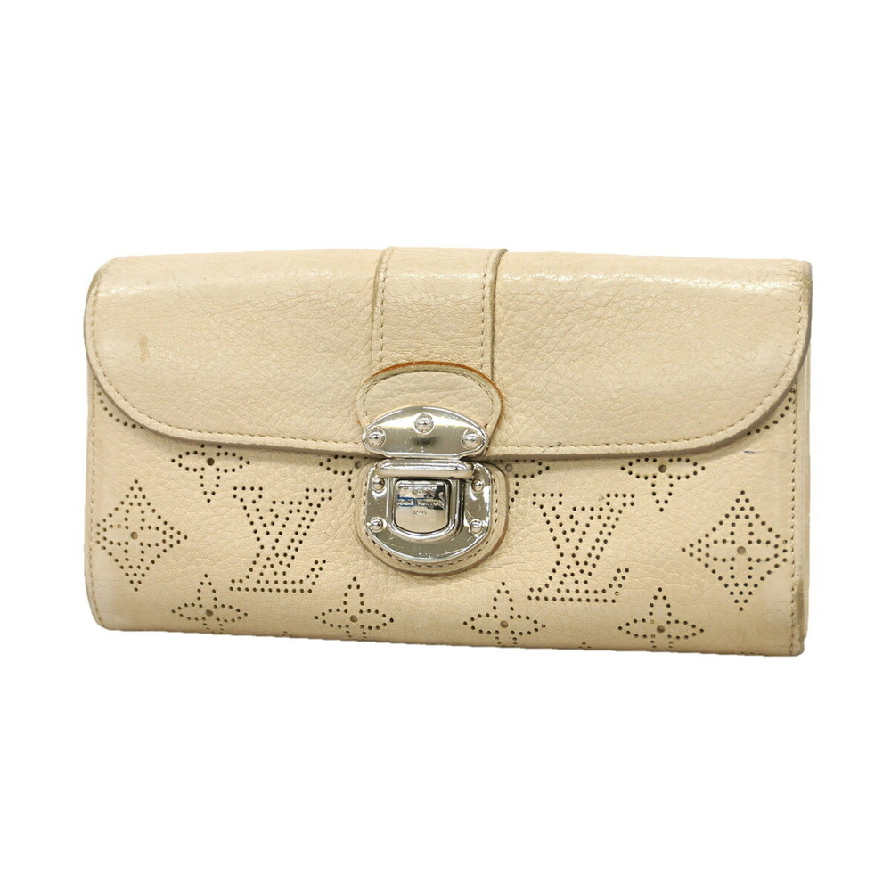 Louis Vuitton Mahina Portefeuille Iris Long Wallet M58159 Blanc (Women's)